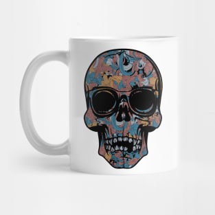 Floral Skull Mug